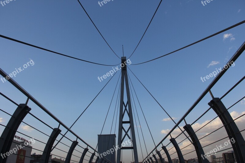 Bridge Ankara Architecture Dark Deserted