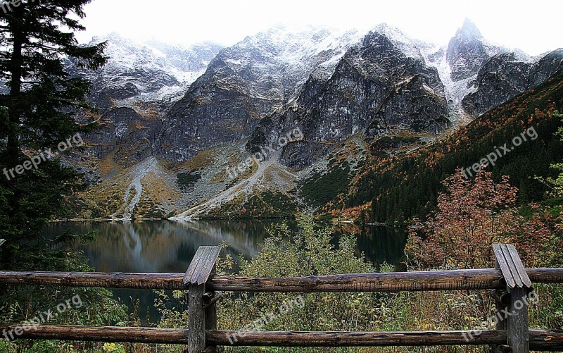 Mountains Tatry Landscape The High Tatras Poland