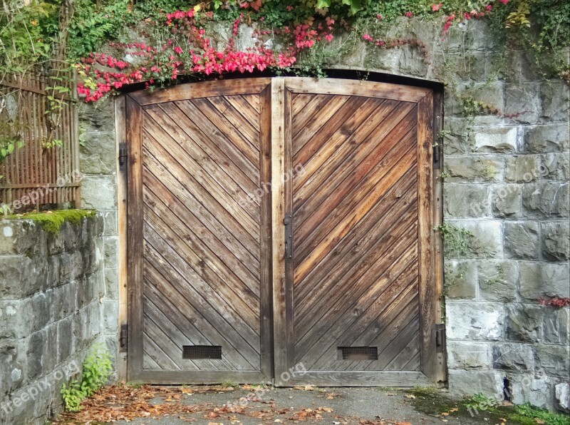 Goal Garage Door Door Gateway Wooden Gate