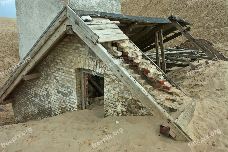 Ruin Left House Abandoned Break Up Decay