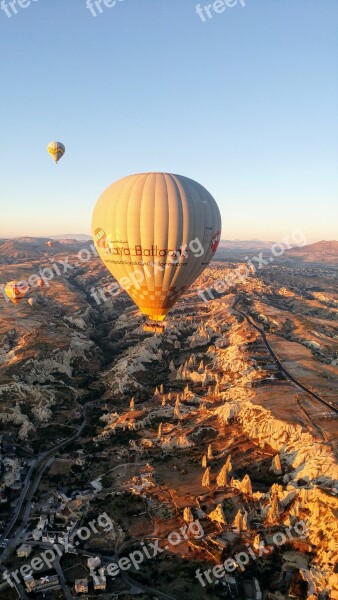 Turkey Goreme Kapadokya Cappadocia Ballooning