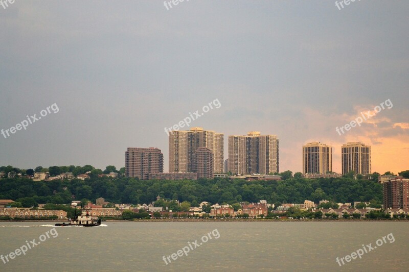 New York City Hudson River Tug Boat New Jersey Nyc