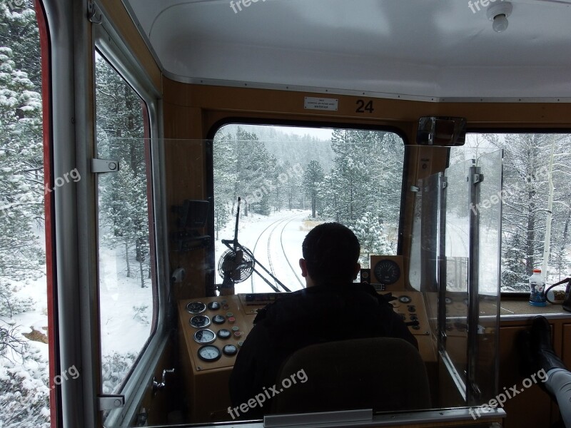 Mountains Colorado Nature Snow Cog Railroad