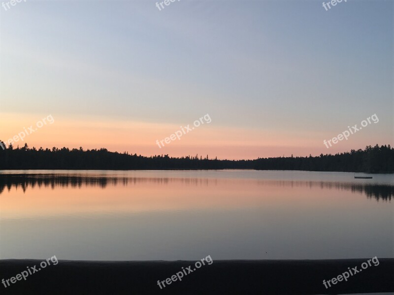 Algonquin Park Sunset Lake Free Photos