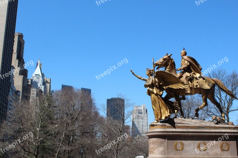 Central Park State Usa Manhattan New