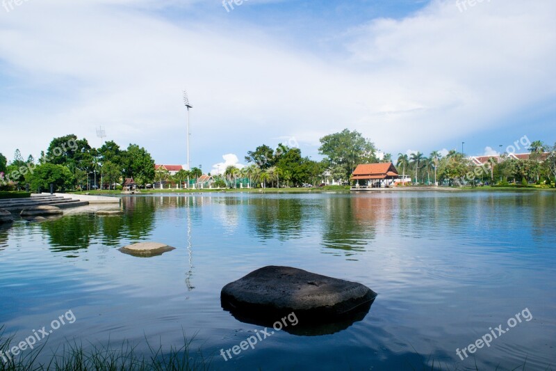 Eight Streamers Bangkok Pathum Wan Royal Garden Free Photos