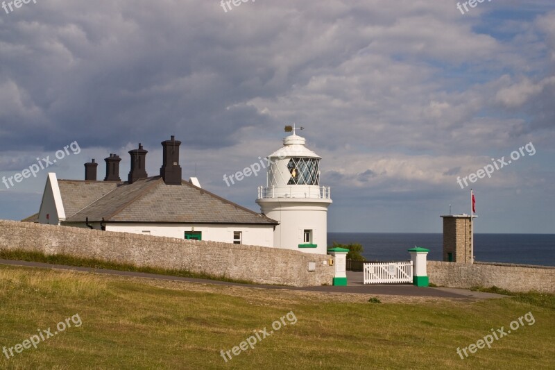 Durlston Dorset Coast Lighthouse Uk