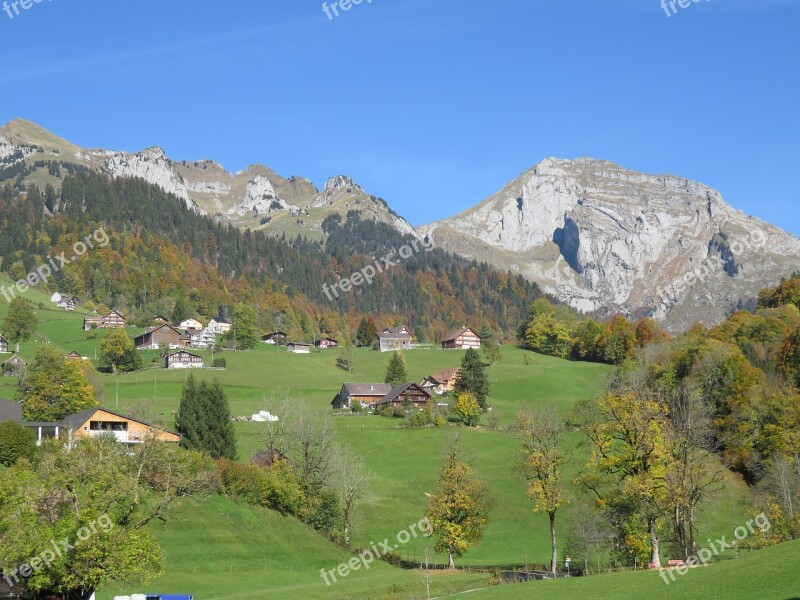 Switzerland Mountain Wildhaus Free Photos