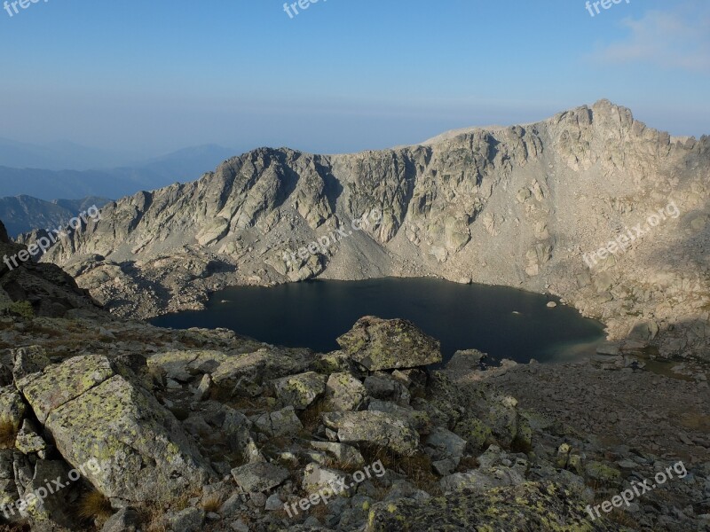 Circus Mountain Corsican Panoramic Views Valley