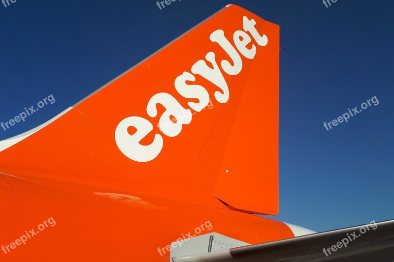 Aircraft Passenger Aircraft Airline Easyjet Orange