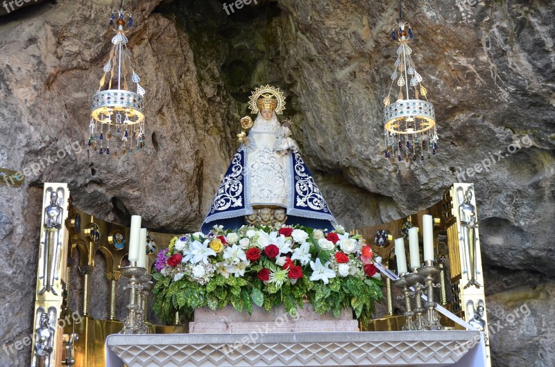 Covadonga Catholic Church Asturias Spain