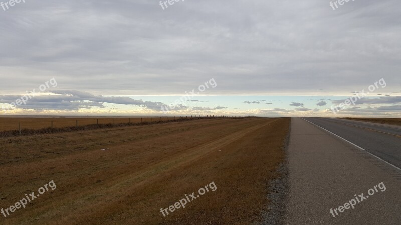 Alberta Prairie Fields Field Wheat