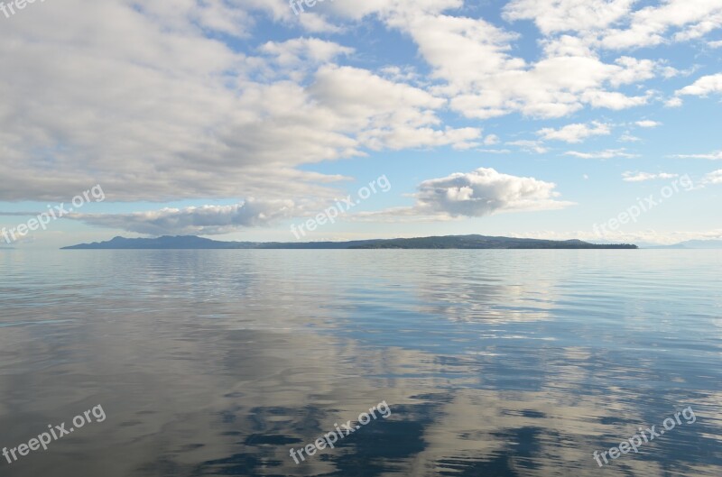 Texada Island Reflection Water Canada