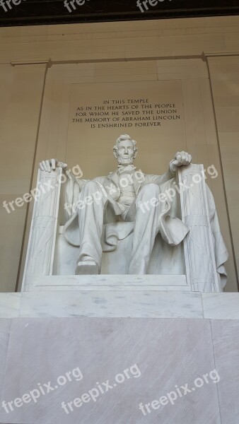 Washington Lincoln Memorial Free Photos