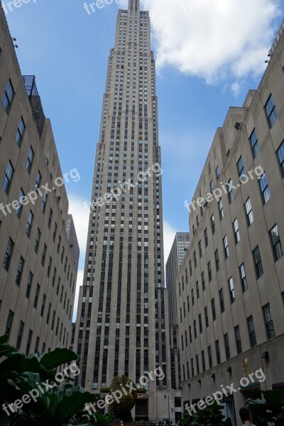 Rockefeller Center New York Rockefeller Metropolis Usa