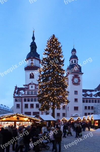 Chemnitz Christmas Christmas Market Ore Mountains Saxony