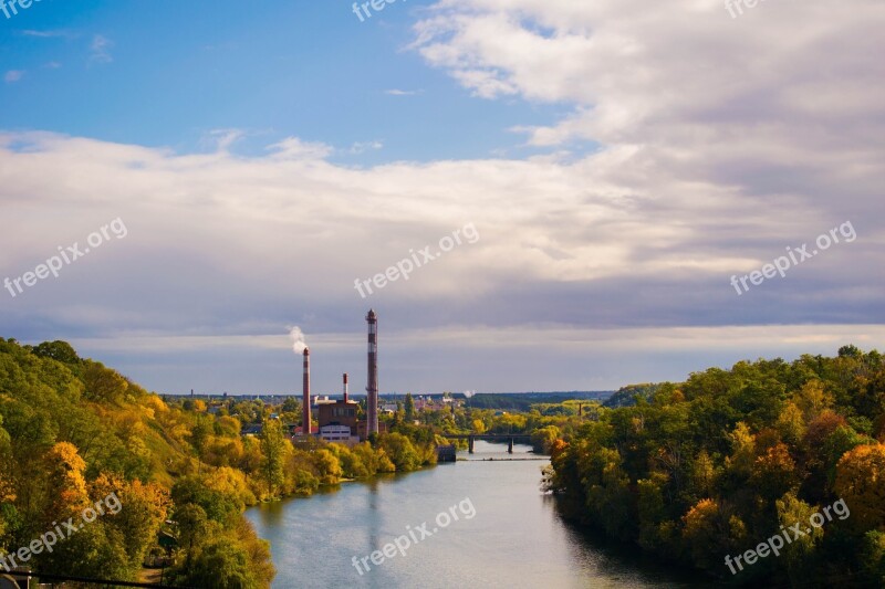 Ukraine Zhitomir Park Landscape Sky