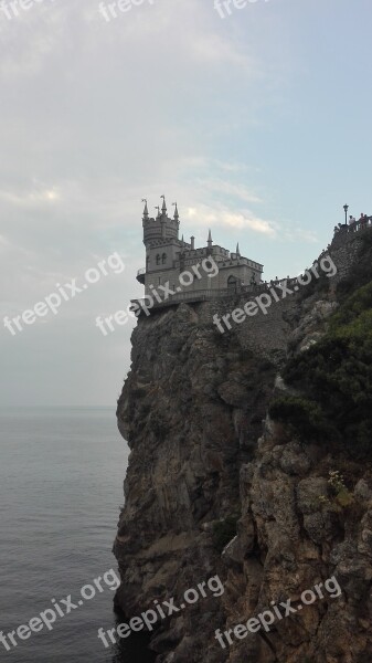 Crimea Swallow's Nest Rocks Free Photos