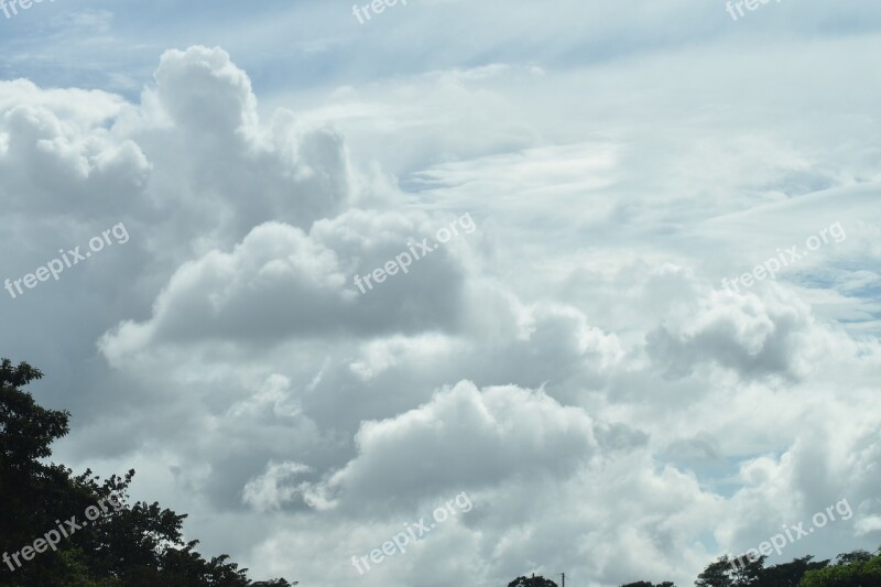 Clouds Managua Nicaragua Vista Sky