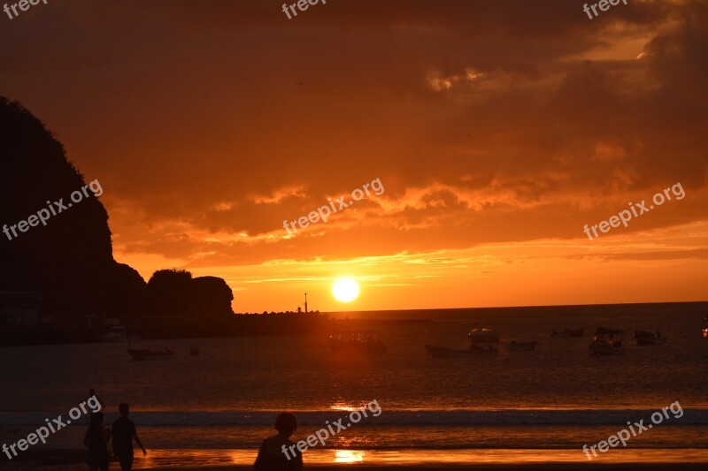 San Juan Nicaragua Del Sur Ocean