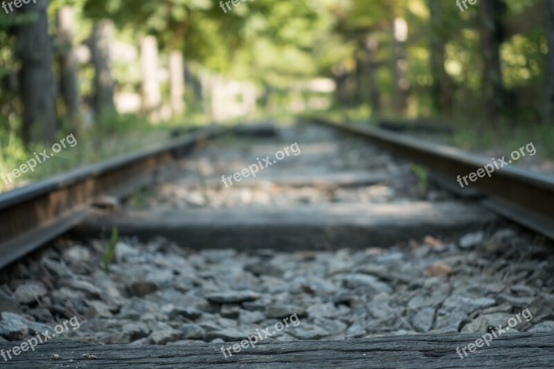 Blur Path Rail Rail Transport Track