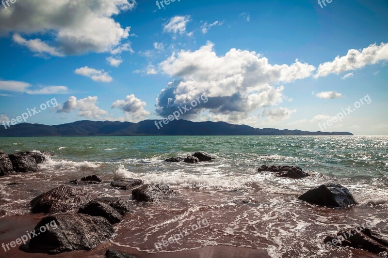 Magnetic Island Cloudy Day Queensland Coast Free Photos