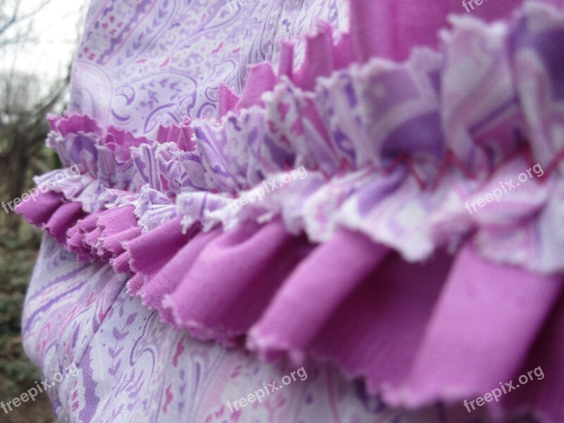 Cloth Fabric Textile Ruffle Frill