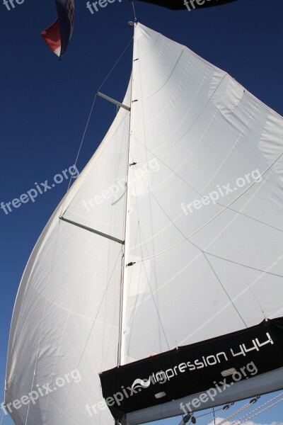 Butterfly Sail Sailing Boat Croatia Elan Impress 444