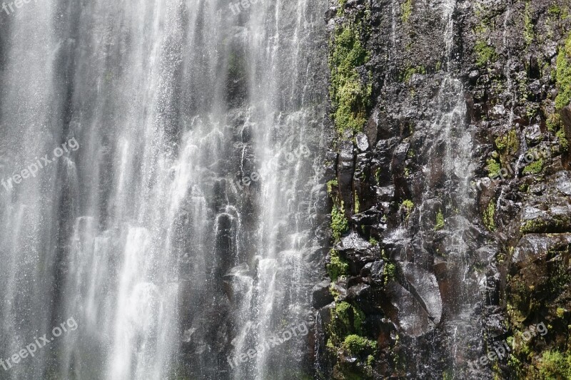 Waterfall Nature Tanzania Africa Water