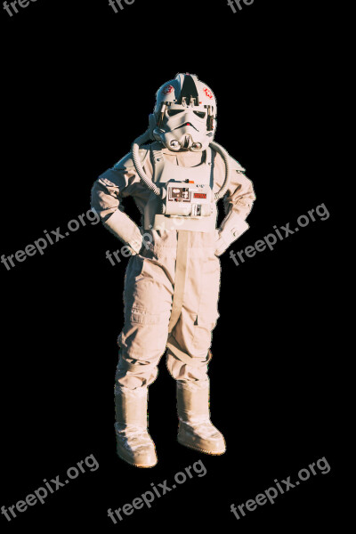 Astronaut Isolated Protective Suit Space Travel Astronautics