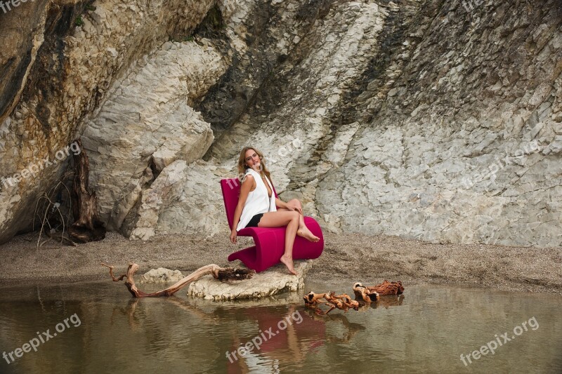 Model Rocky Water Armchair People