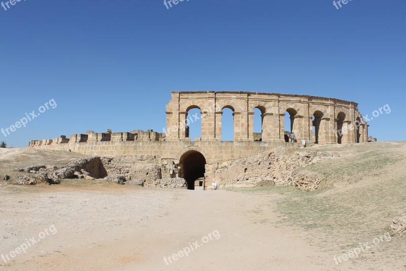 Tunisia Udna The Roman Empire The Ruins Of The Ruins Of Rome