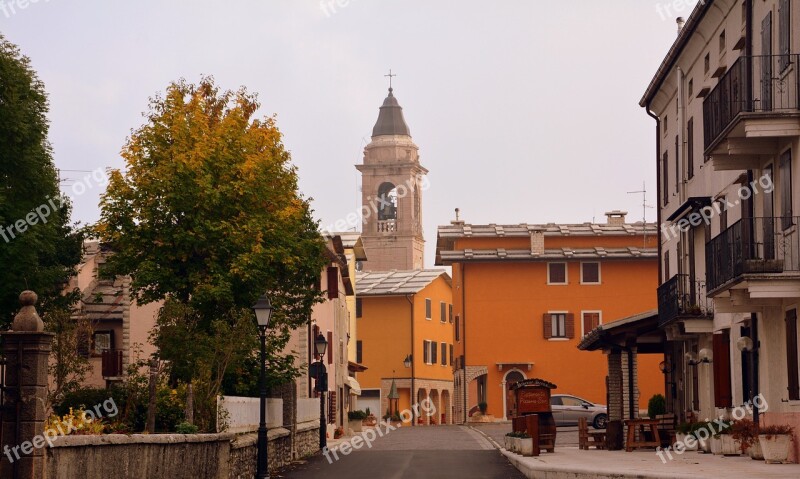 Erbezzo Church Campanile Archi Piazza