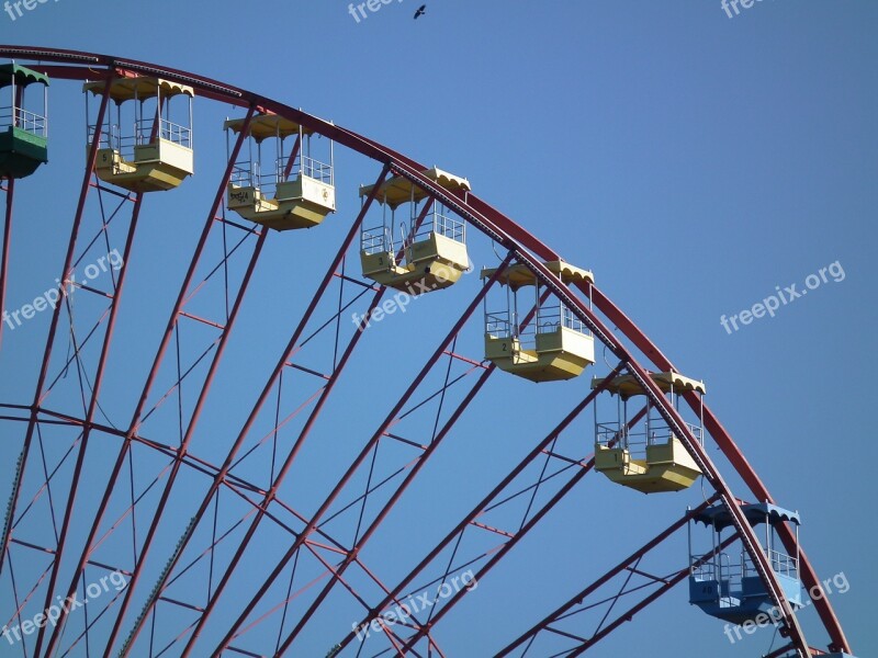 Ferris Wheel Berlin Spree River Park Abandoned Old