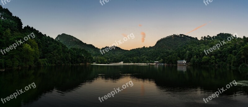 China Guizhou Guiyang Qianling Lake Qiangling Shan