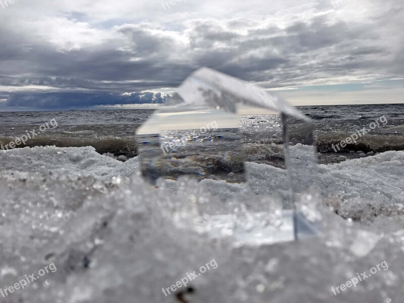 Spring Ice See Nature Cold