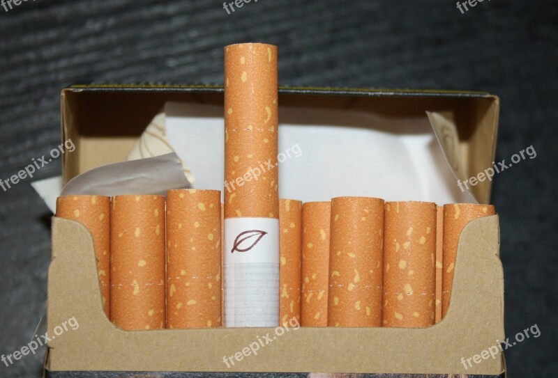 Cigarettes Cigarette Box Smoking Tobacco Addiction