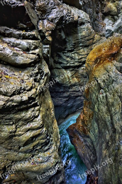 Gorge Bach Water Nature Rock