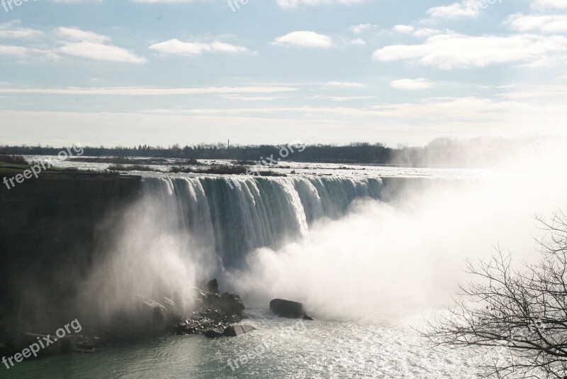 I Should Have Waterfall Water Mist Canada Free Photos