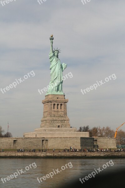 The Statue Of Liberty New York United States Land Mark Free Photos