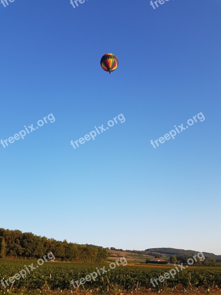 Hot-air Ballooning Lyon Alti-reve Blue Sky Rhône Alpes