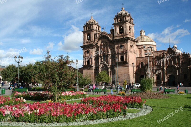 Peru Church Gardens Free Photos