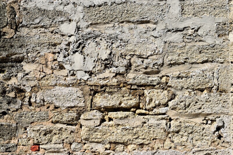 Stone Wall Background Grunge Old Historic