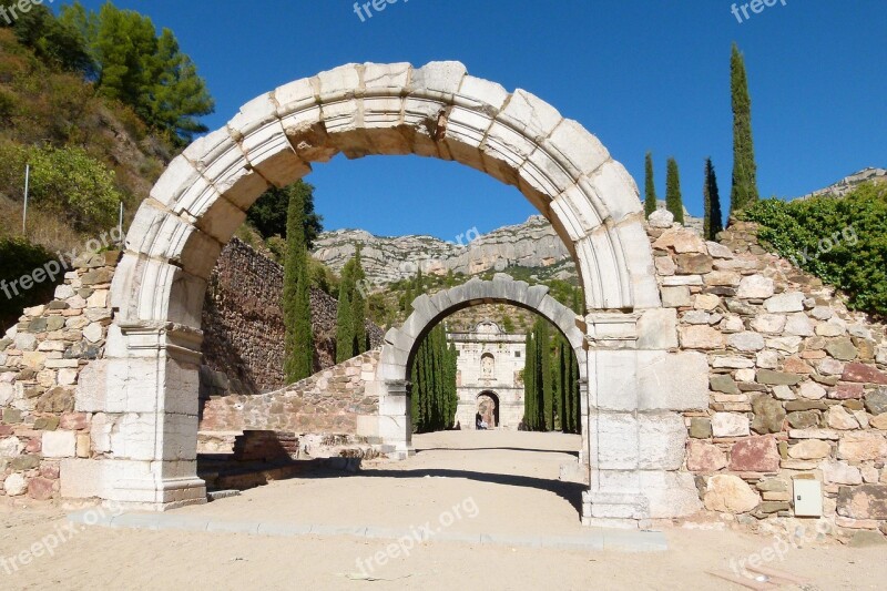 Scala Dei Monastery Priorat Catalunya Ruins