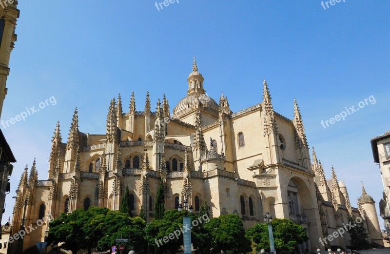 Segovia Catedral European Stone Historical