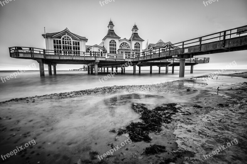 Sellin Rügen Baltic Sea Sea Bridge Rügen Island