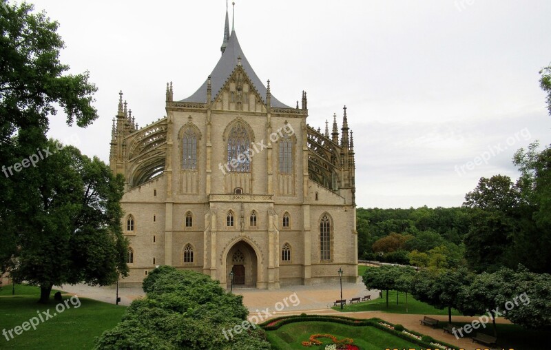 Kutná Hora Cathedral Of St Barbara Park Free Photos