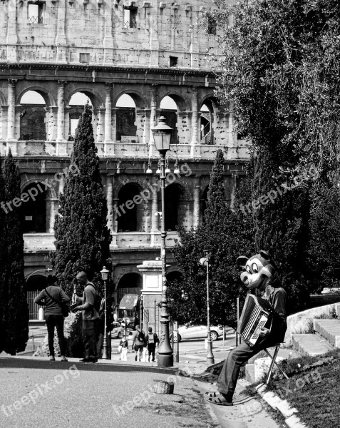 Rome Lazio Italy Colosseum Street Photography