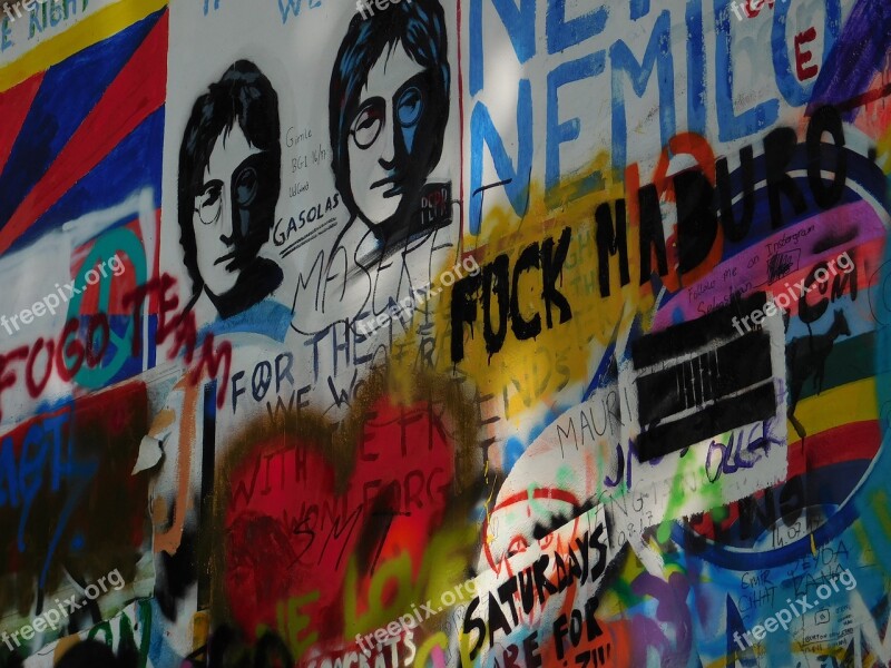 John Lennon John Lennon Wall Graffiti