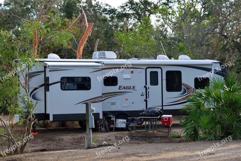 Camping Travel Recreational Vehicle Camper Campground